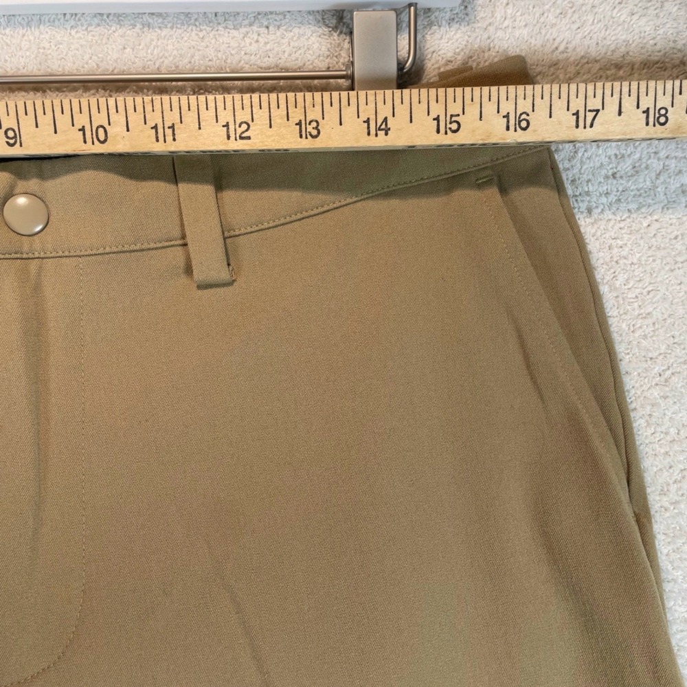 quince ultra-stretch 24/7 smart chinos khaki 34x30 golf moisture wicking comfort - Picture 8 of 10